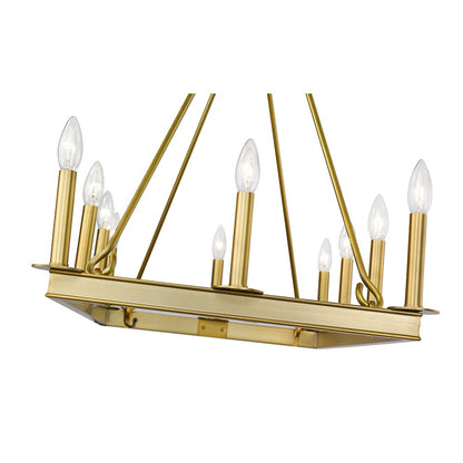 Z-Lite 10 Light Linear Chandelier