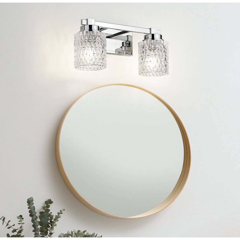 Z-Lite 2 Light Vanity, Chrome