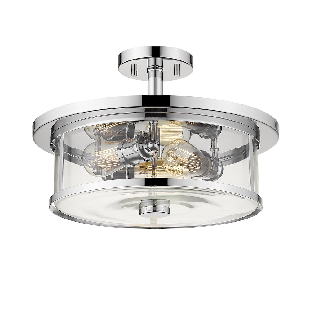 Z-Lite 3 Light Semi Flush Mount