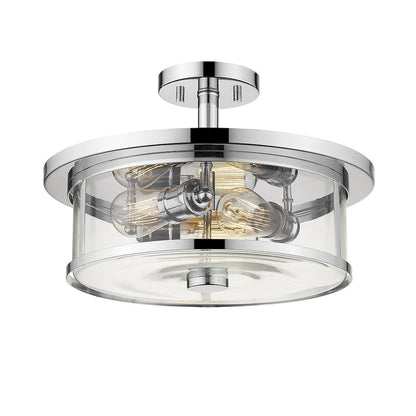 Z-Lite 3 Light Semi Flush Mount