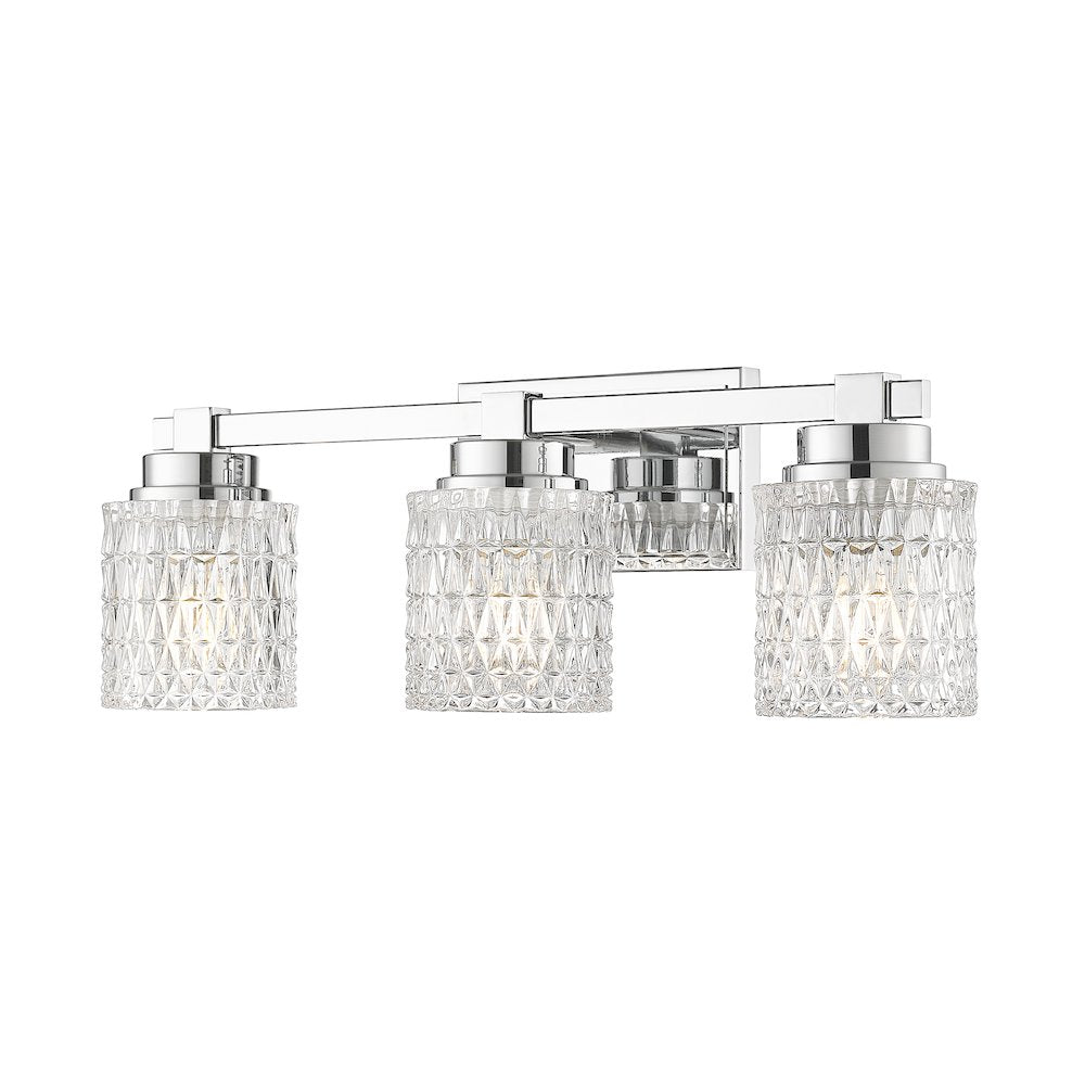 Z-Lite 3 Light Vanity, Chrome