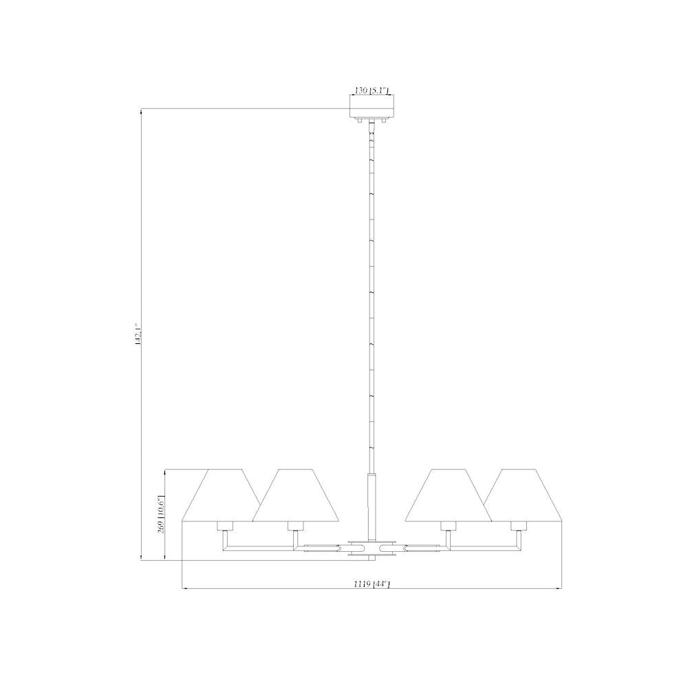 Z-Lite 6 Light Chandelier