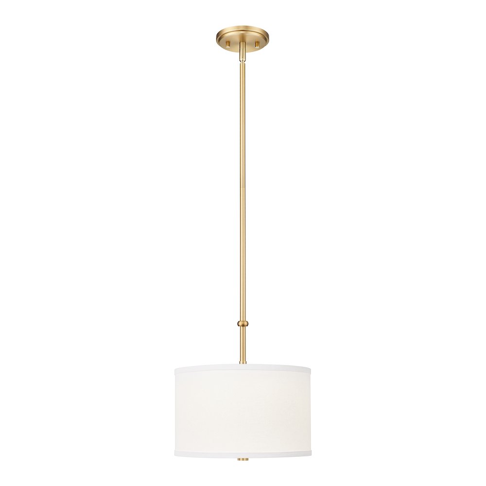 Z-Lite 1 Light Pendant, Modern Gold