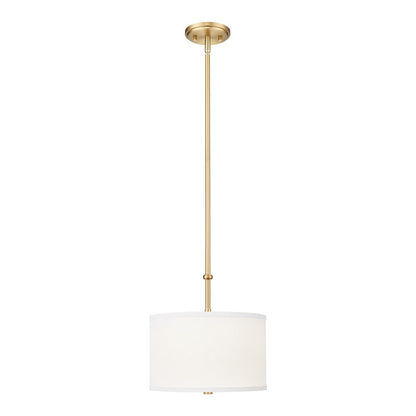 Z-Lite 1 Light Pendant, Modern Gold
