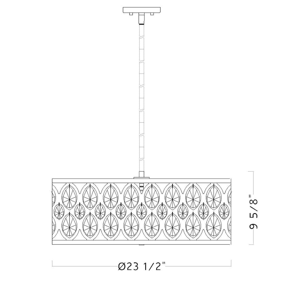 Z-Lite 6 Light Chandelier