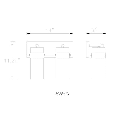 Z-Lite 2 Light Vanity