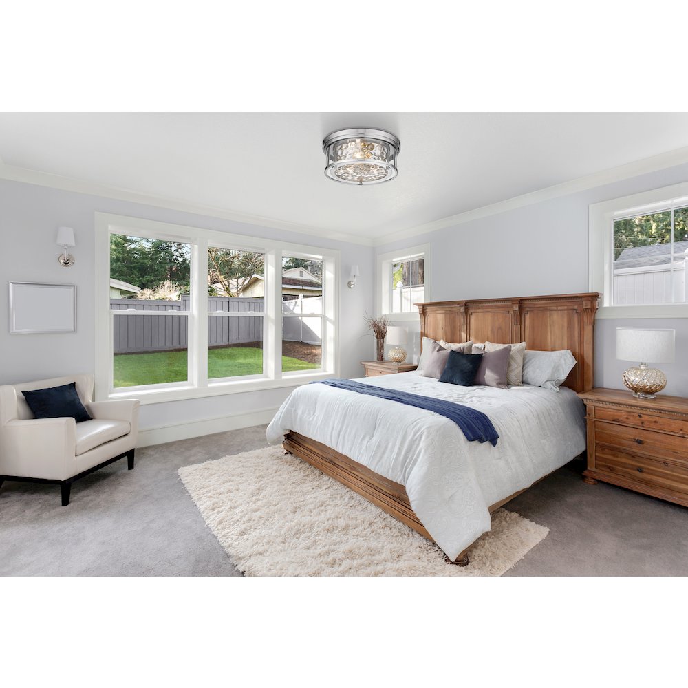Z-Lite 3 Light Flush Mount