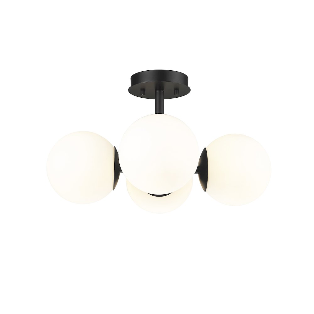 Z-Lite 4 Light Semi Flush Mount