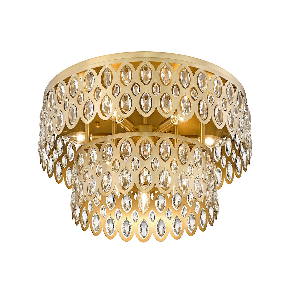 Z-Lite 9 Light Flush Mount