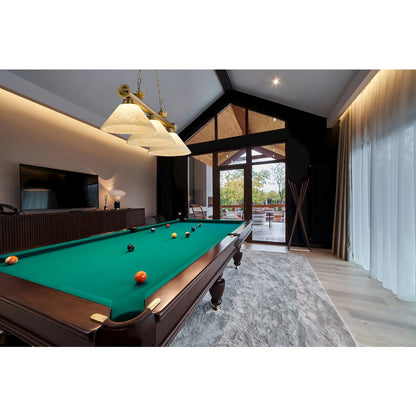 Z-Lite Cordon 3 Light Billiard, Steel Frame, Golden Mottle Shade Color