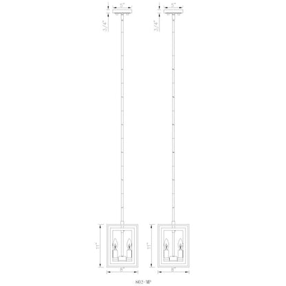 Z-Lite 3 Light Pendant
