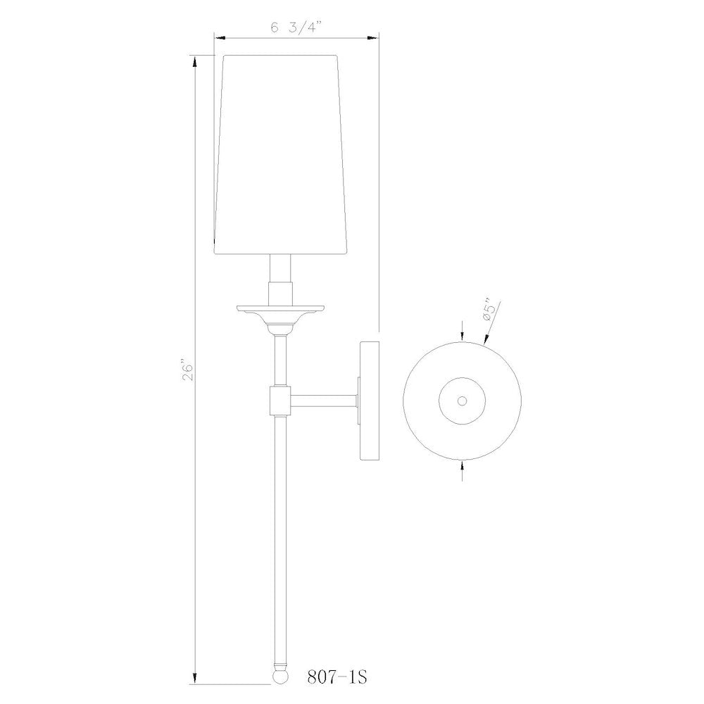 Z-Lite 1 Light Wall Sconce