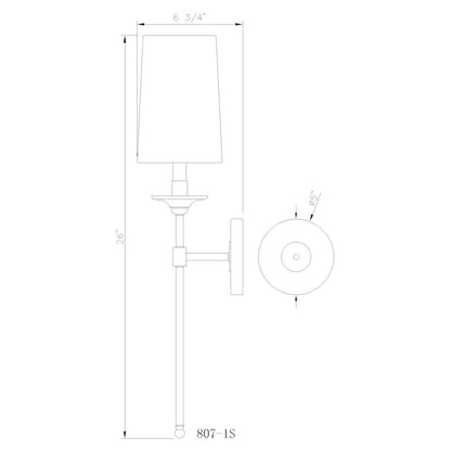 Z-Lite 1 Light Wall Sconce