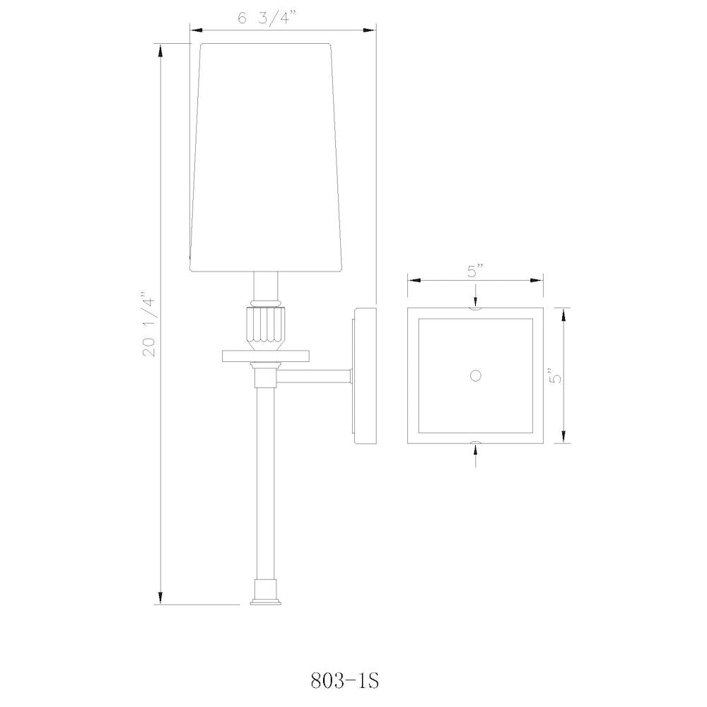 Z-Lite 1 Light Wall Sconce