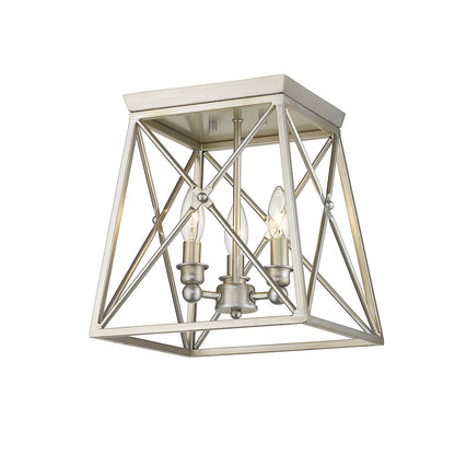 Z-Lite 3 Light Flush Mount