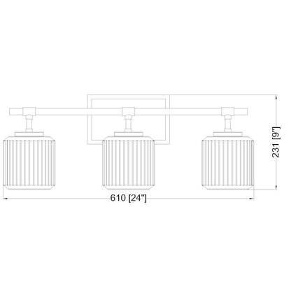 Z-Lite 3 Light Vanity