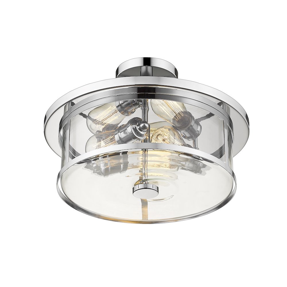 Z-Lite 3 Light Semi Flush Mount