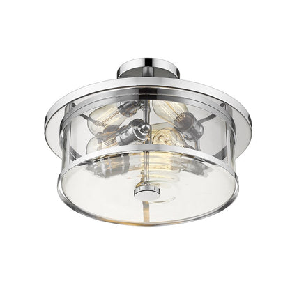 Z-Lite 3 Light Semi Flush Mount