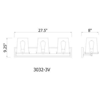 Z-Lite 3 Light Vanity