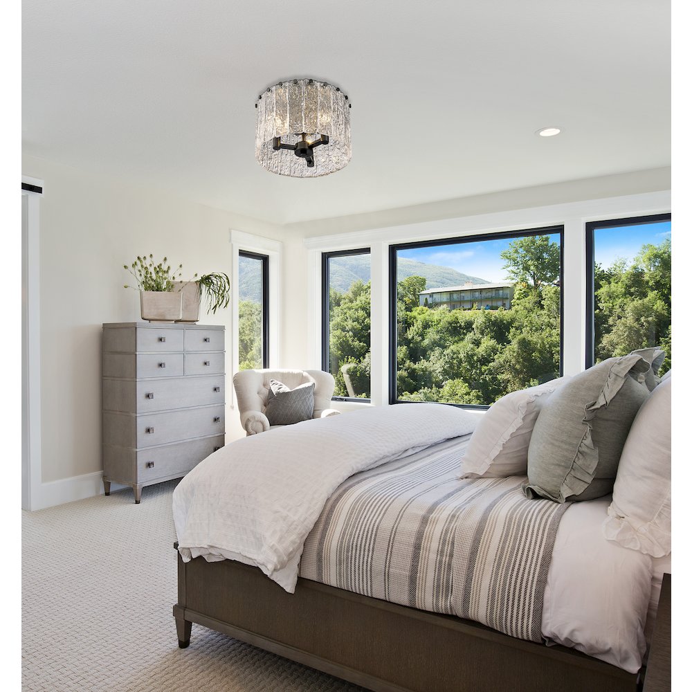 Z-Lite 3 Light Flush Mount