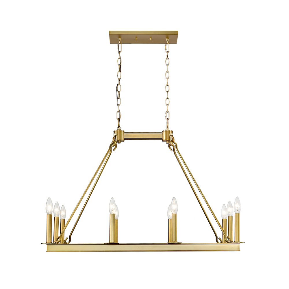 Z-Lite 10 Light Linear Chandelier