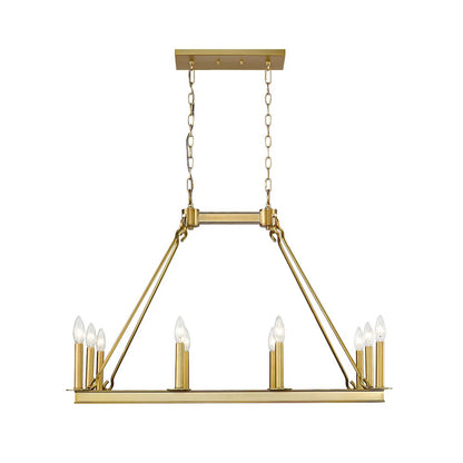 Z-Lite 10 Light Linear Chandelier