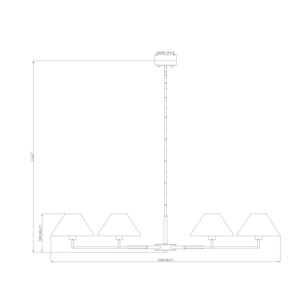 Z-Lite 6 Light Chandelier