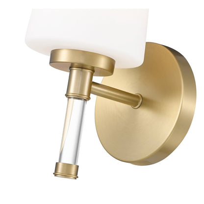 Z-Lite 1 Light Vanity, Modern Gold
