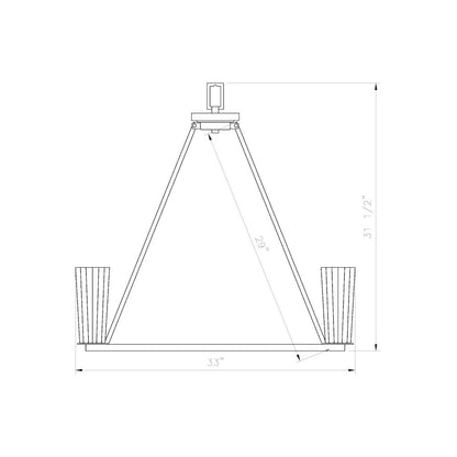 Z-Lite 8 Light Chandelier