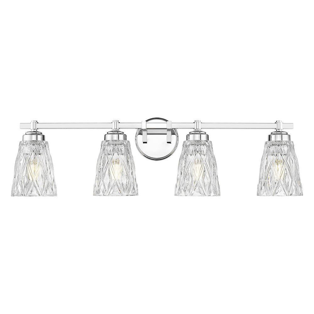 Z-Lite 4 Light Vanity, Chrome