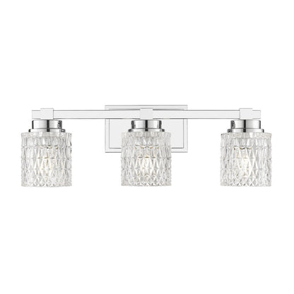 Z-Lite 3 Light Vanity, Chrome