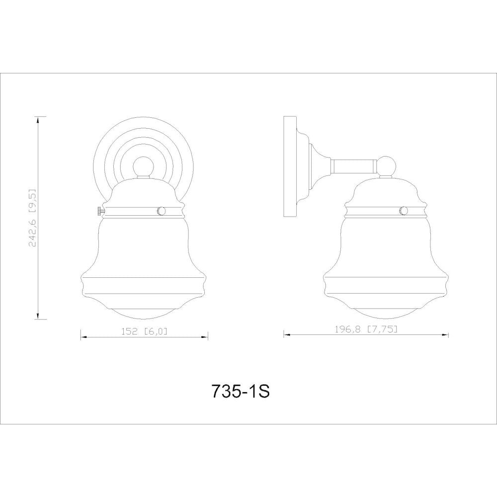 Z-Lite 1 Light Wall Sconce