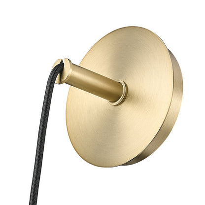 Z-Lite Aimie 1 Light Wall Sconce, Modern Gold
