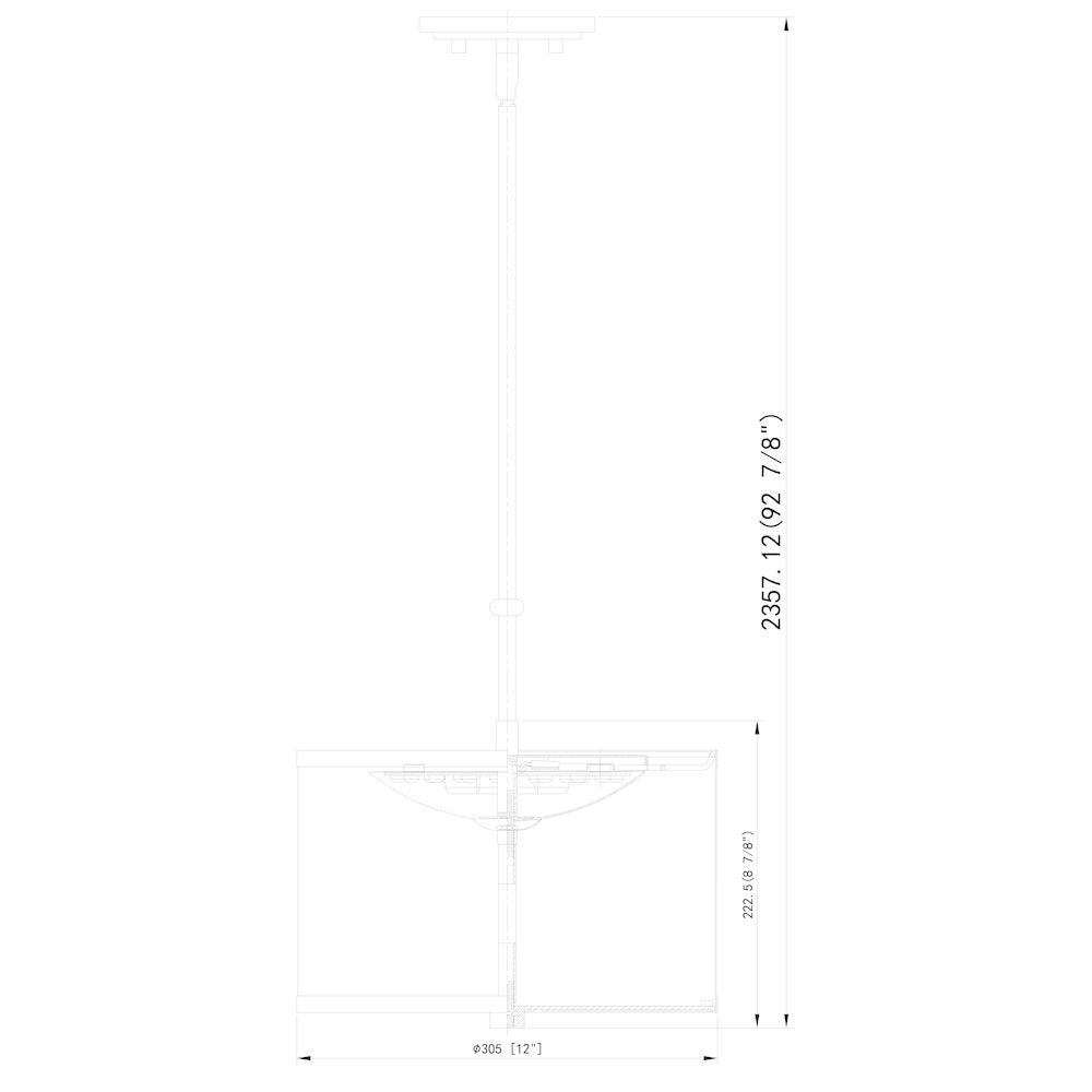 Z-Lite 1 Light Pendant, Modern Gold