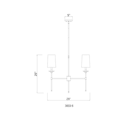 Z-Lite 5 Light Chandelier