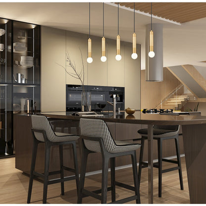 Z-Lite Stari 5 Light Linear Chandelier in Modern Gold color, Steel frame