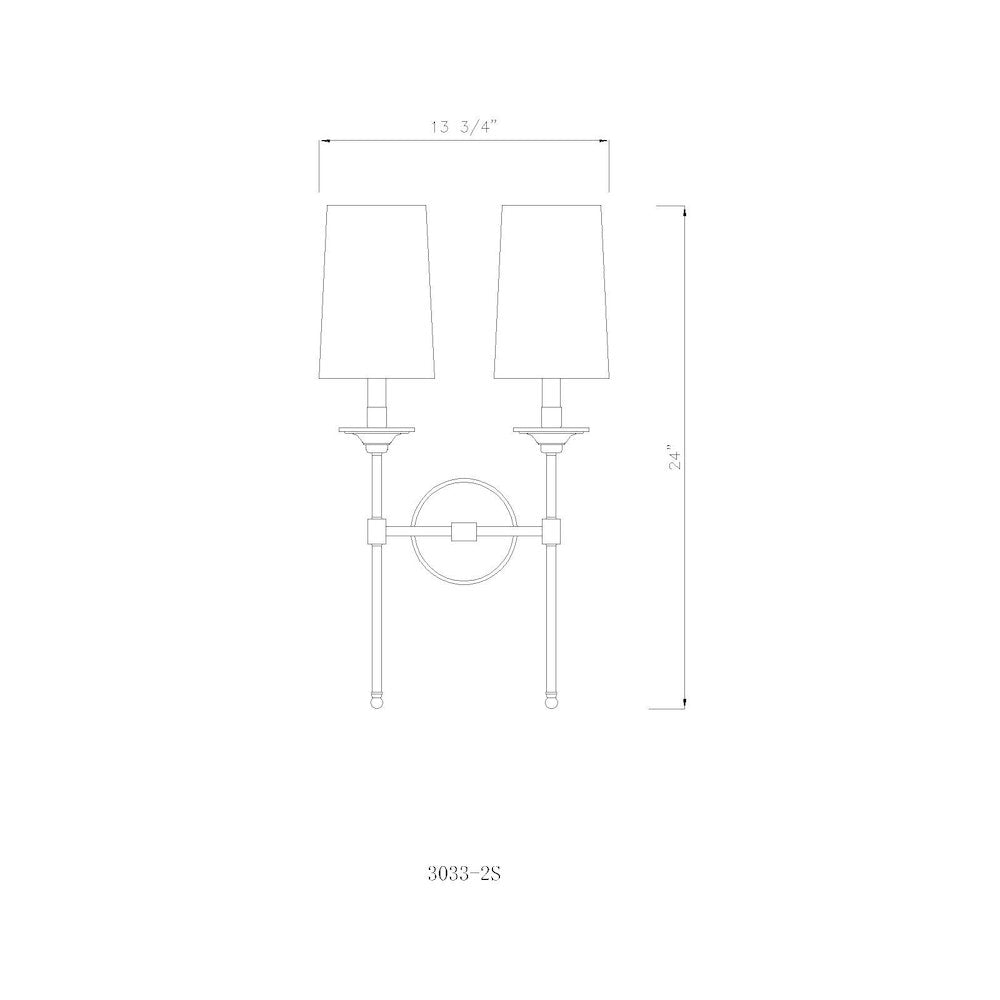 Z-Lite 2 Light Wall Sconce