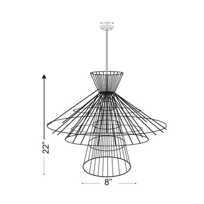 Z-Lite 6 Light Chandelier