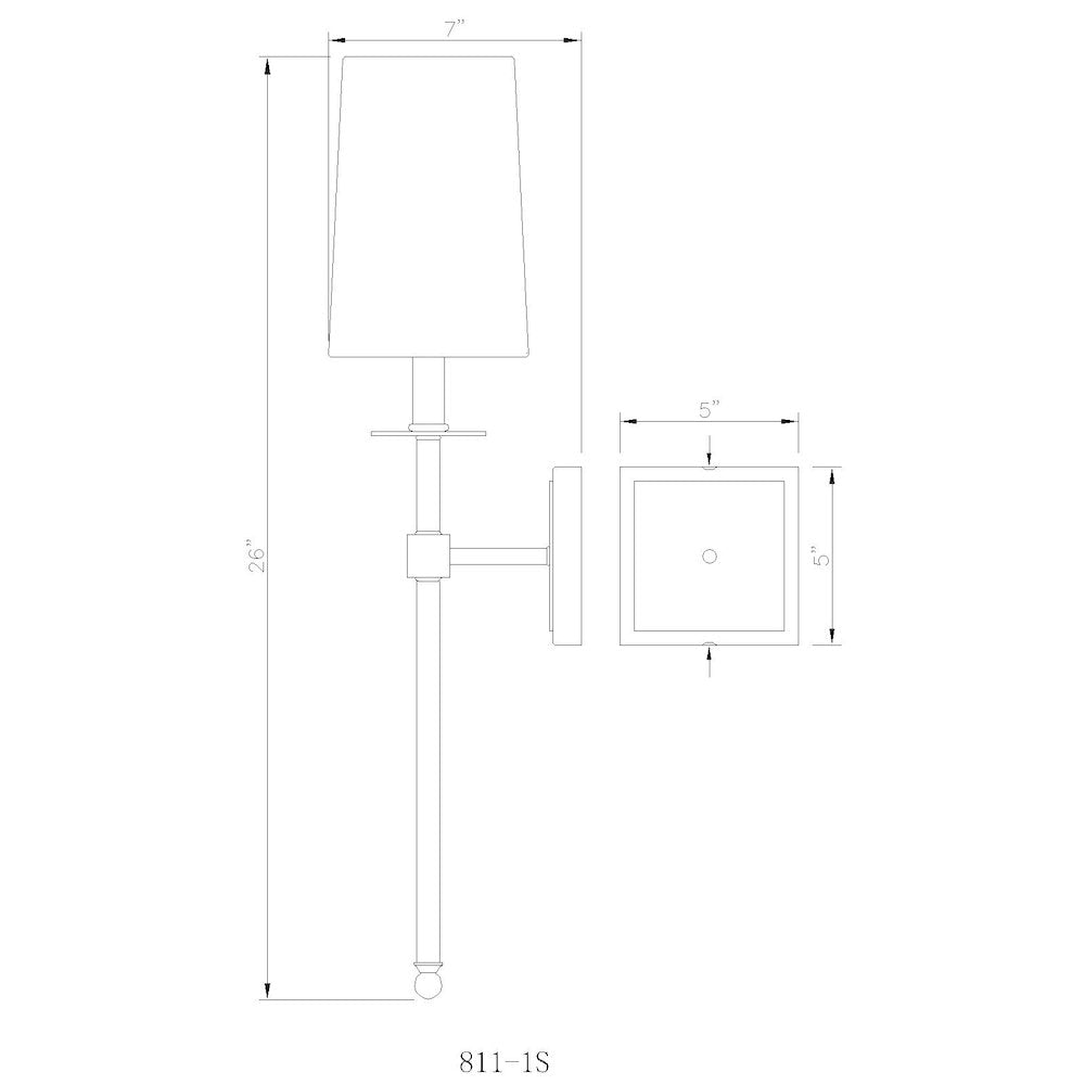 Z-Lite 1 Light Wall Sconce