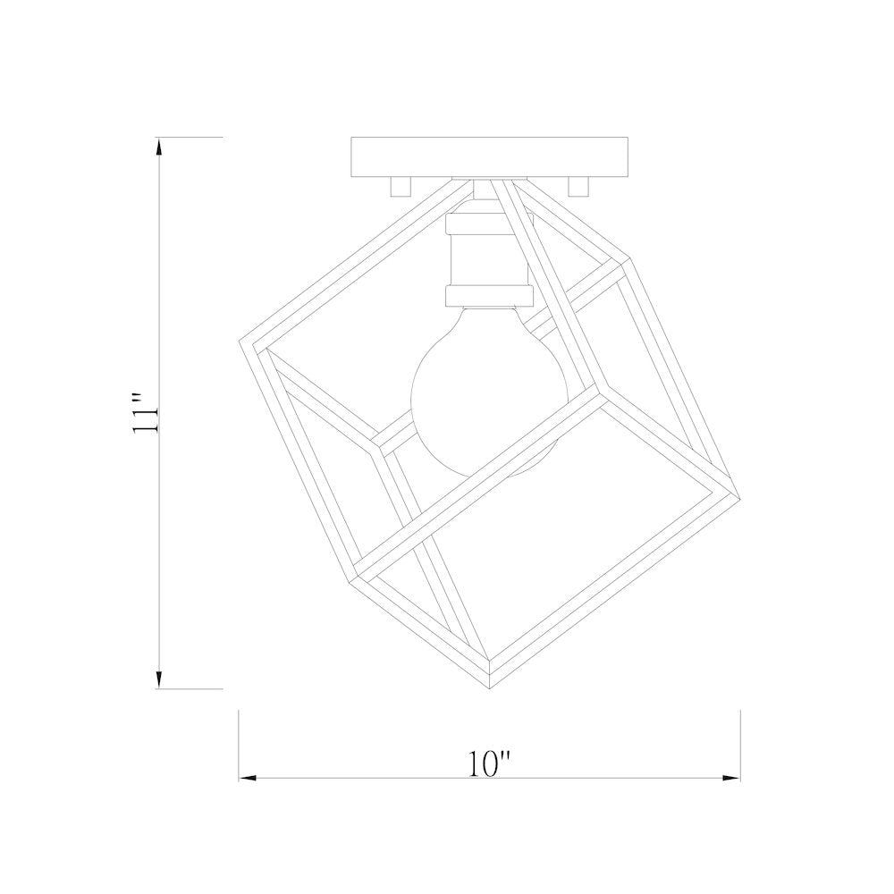 Z-Lite 1 Light Flush Mount