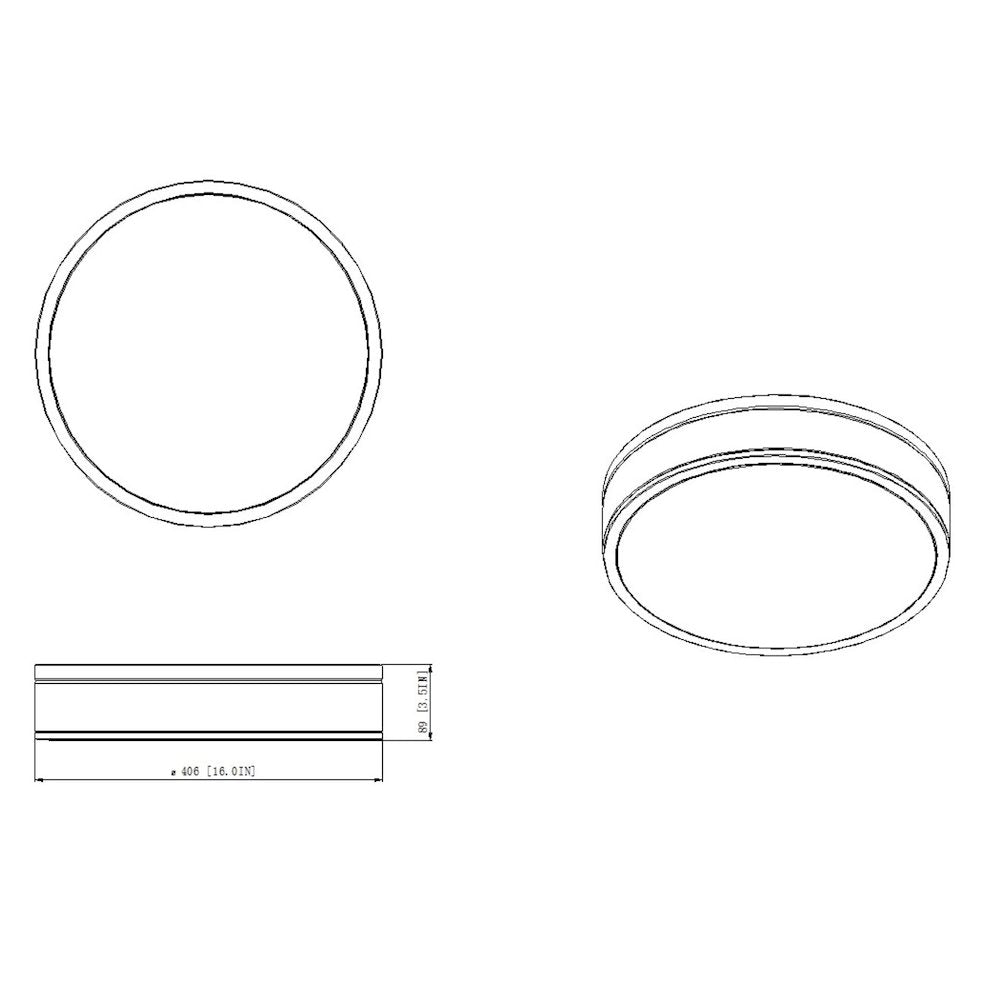 Z-Lite 1 Light Flush Mount