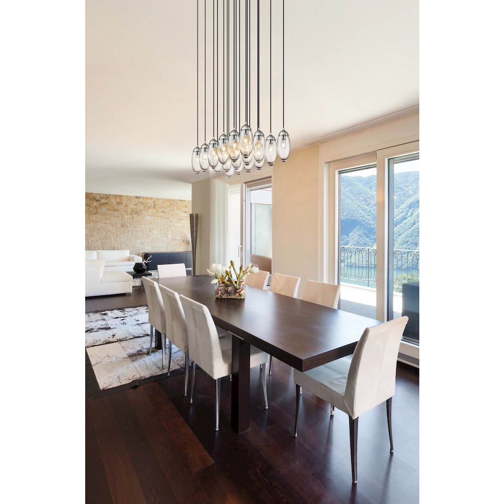 Z-Lite 17 Light Linear Chandelier