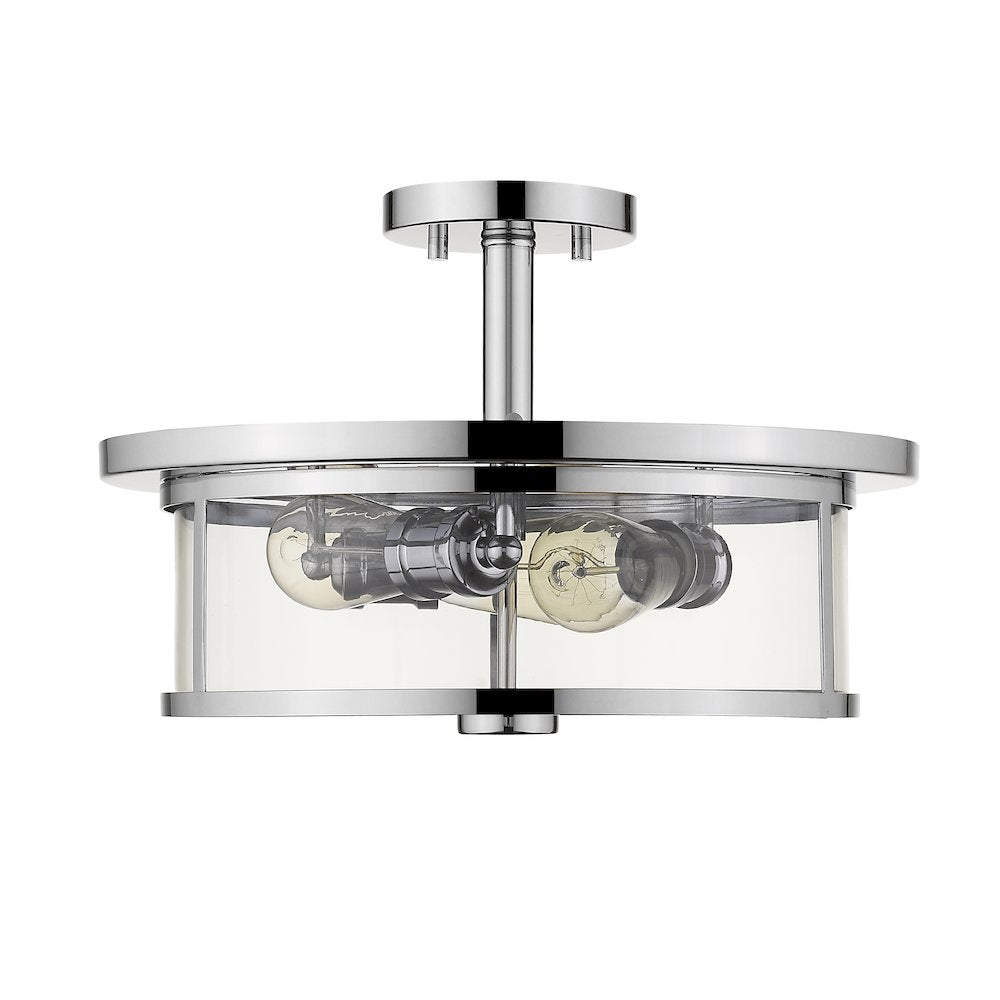 Z-Lite 3 Light Semi Flush Mount