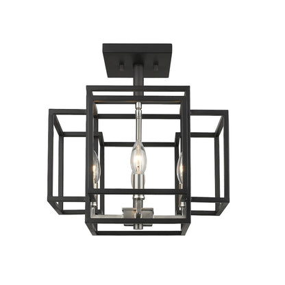 Z-Lite 4 Light Semi Flush Mount