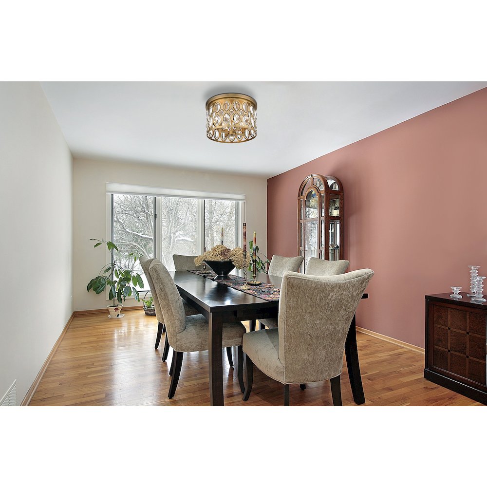 Z-Lite 4 Light Flush Mount
