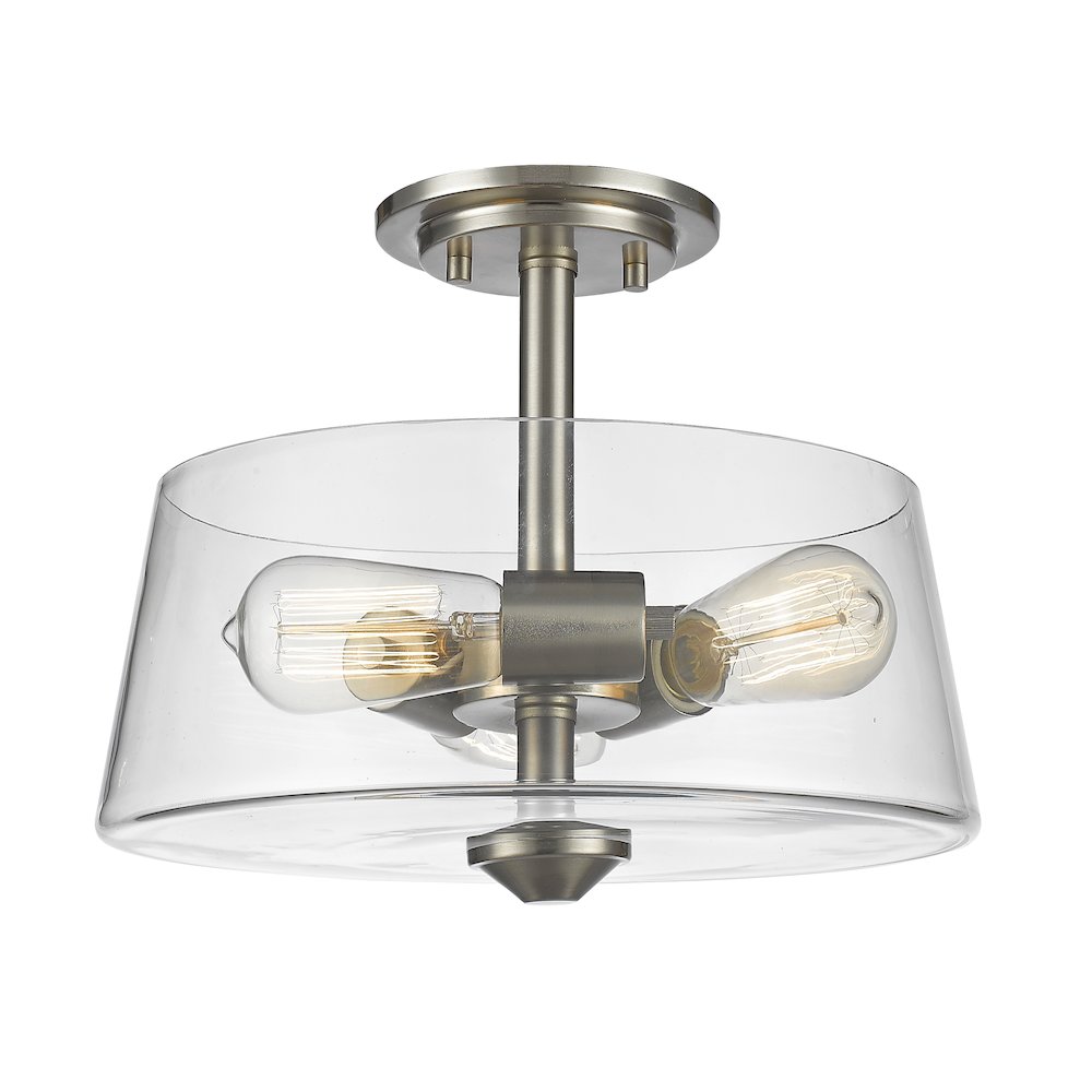 Z-Lite 3 Light Semi Flush Mount