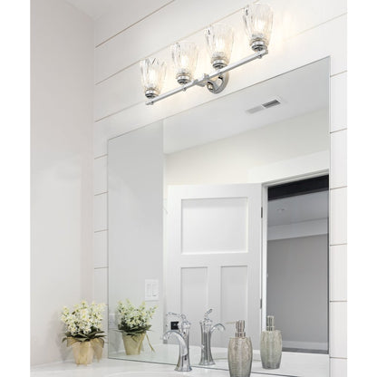 Z-Lite 4 Light Vanity, Chrome