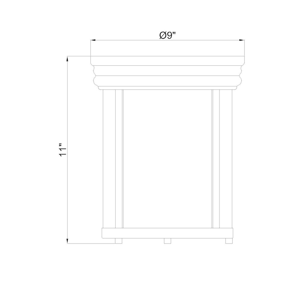 Z-Lite 1 Light Flush Mount