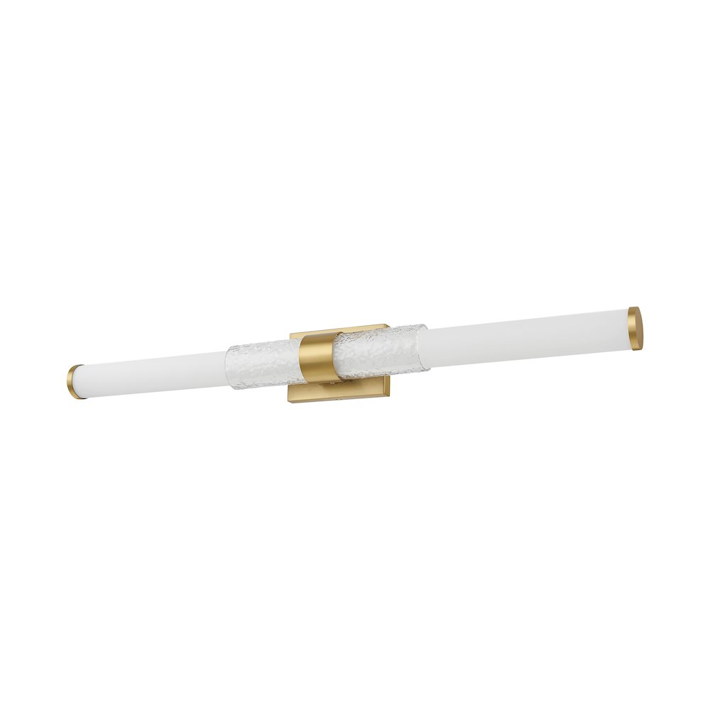 Z-Lite Egon 1 Light Vanity in Modern Gold color, Steel frame