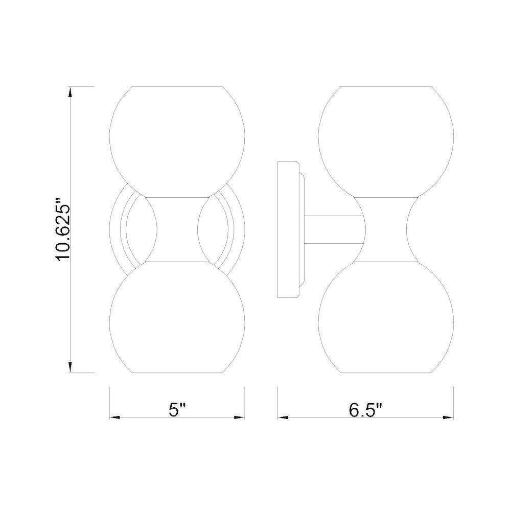 Z-Lite 2 Light Wall Sconce